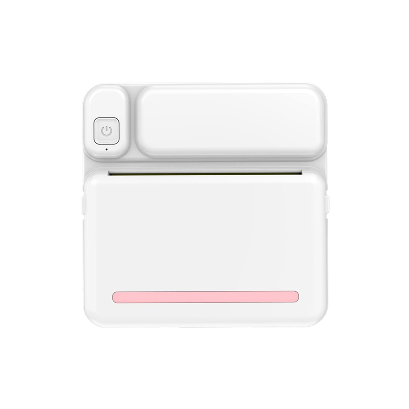 Imprimante à jet d'encre portable Imprimante thermique Portable rose bleu MINI poche Photo thermique 58mm impression sans fil Bluetooth Android IOS étiquette Notes imprimante pour étiquette de date de