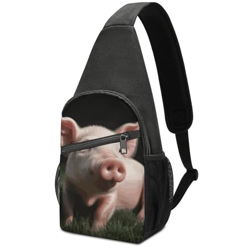 Bolso cruzado casual para viaje y deportes unisex miniatura 1