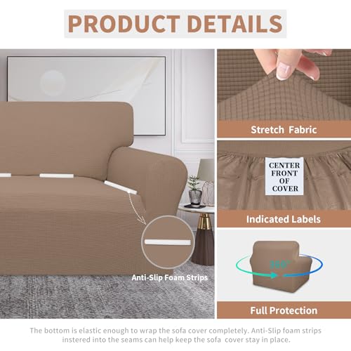 Image of Easy-Going 100% Waterproof Oversized Chair Couch Cover, Stretch Sofa Cover