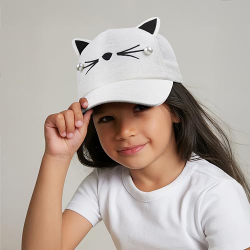 Image of VRITRAZ Kids Unisex Baseball Cap for Boys & Girls | Multiple Design, Adjustable Strap | Casual Cap (Age 4-12)