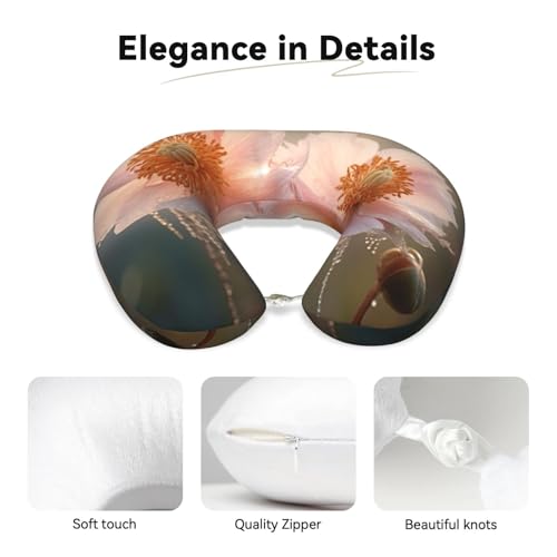 Almohada de Viaje de Espuma Viscoelástica Negra miniatura 4