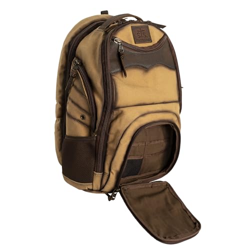 STS Ranchwear Buffalo Creek Theo Backpack, Large, Brown2