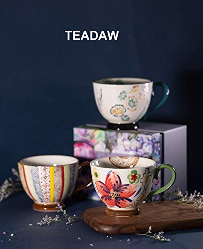 Flower Sprite Hand Made Coffee Ceramic Mug (Green)