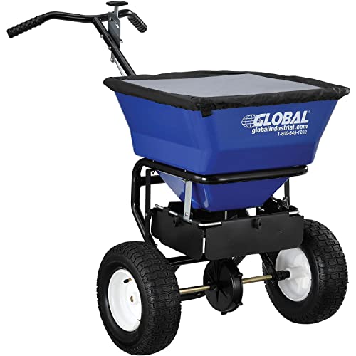 Global Industrial Walk-Behind Universal Spreader, 100 Lb...