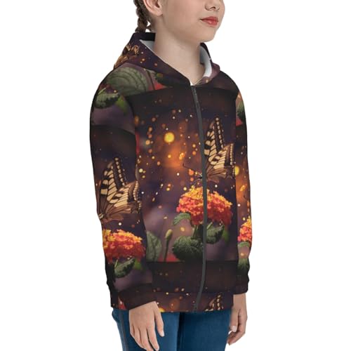 Cartoon Dinosaurs Kid Hoodies Boys Zip Up Sweatshirts Girls Pullover with Pocket4