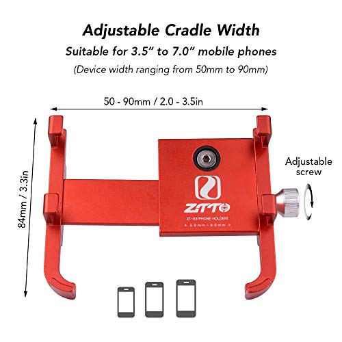 Loijon Suporte do telefone da bicicleta Universal ajustável bicicleta celular GPS Mount Holder Brack