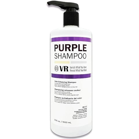 COCO-HONEY Cocohoney VR Color Enhancing Purple Shampoo for Blonde, Highlighted, Silver and Gray Hair | Neutralizes Yellow and Brassy Tones | Safe for Color-Treated Hair (32 Oz. (1000 Ml.)) Cover
