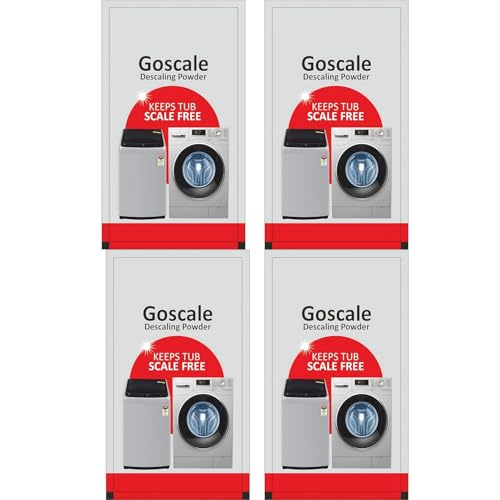 Image of Descale Compatiable For IFB & LG Washing Machine Front Load and Top Load, Cleaning Powder, Descaling Powder, Drum Cleaner 100 G (Pack of 04) STYLE 05