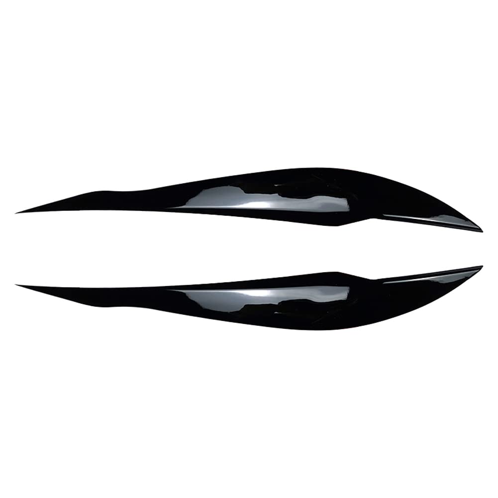FSFYUK Adesivo per la copertura delle palpebre del faro, adesivo decorativo per la copertura delle palpebre del faro per Serie 3 F30 F31 2013 2014 2015 2016 2017 2018, Nero lucido