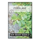 Sow Right Seeds - Purslane Seeds for Planting - Non-GMO Heirloom Packet with...