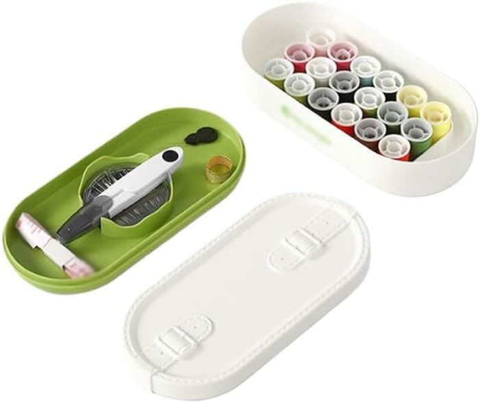 MVNOIRE PP Sewing Kit Household Use Boxes Suitable Daily Home Multi-Functional Portable Box Storing Needles Threads