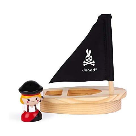 Juguete de Baño Capitán Melo y Su Barco Janod Cover