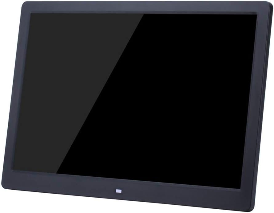 デジタルフォトフレーム超薄型15.4インチは ビデオをサポート画像音楽再生電子フォトフレームブラックホワイトデジタルフォトフレーム