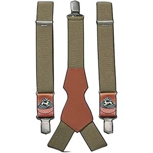 La Chasse® Bretels voor heren voor jagers met jachtmotief hert speciale bretels klederdrachtaccessoires voor lederhose.