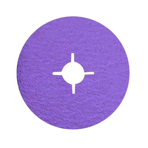 Fastplus 125mm Fibre Discs Ceramic Resin Fiber Sanding Discs 120 Grit High Performance Sanding and Grinding Discs for Angle Grinder, 25 Pack