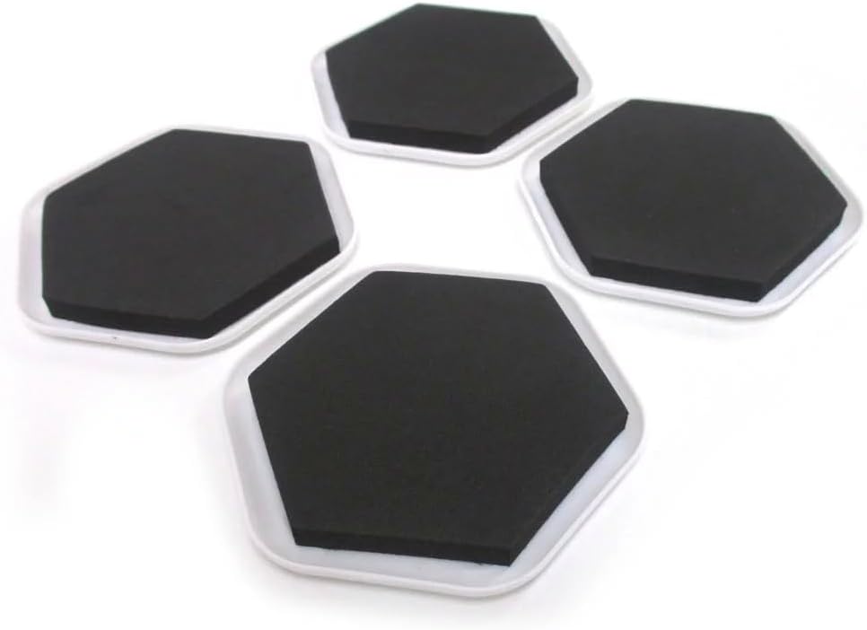Pack of 4 Furniture Sliders Can be Used on Carpets, Tiles and Wooden