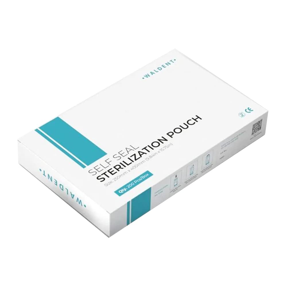 Waldent Self-Seal Sterilization Pouch 250x400 mm(10in x 15.75in)