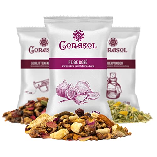 Corasol Escape & Tee Adventskalender: Ein Atemloses Spiel mit 24 Premium Tees & Escape-Rätsel-Krimi für Erwachsene (228 g)