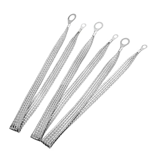 Sangles de mise à la terre tressées anti corrosion en cuivre avec œillets 1,2 1,4 cm