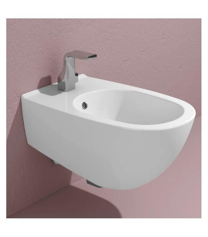 FLAMINIA BIDET SERIE SPIN SOSPESO MONOFORO BIANCO.