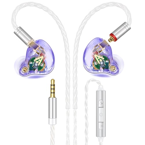 Image of Audiovance Vibes 202M HiFi Wired Earbuds in-Ear Monitor Headphones with Mic