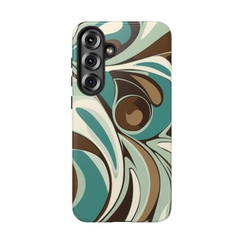 Coque Samsung S25 Plus résistante motif tourbillon abstrait