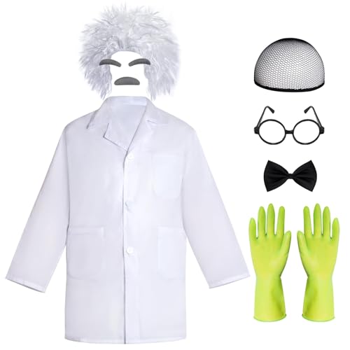 Disfraz Científico Infantil Bata Blanca Mediano miniatura 1