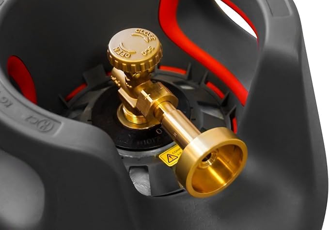 Adaptateur Bouteille De Gaz LPG/GPL 21,8 Mm Avec Joint - Remplissage Bouteilles Vides, Compatible France, Italie, Balkans