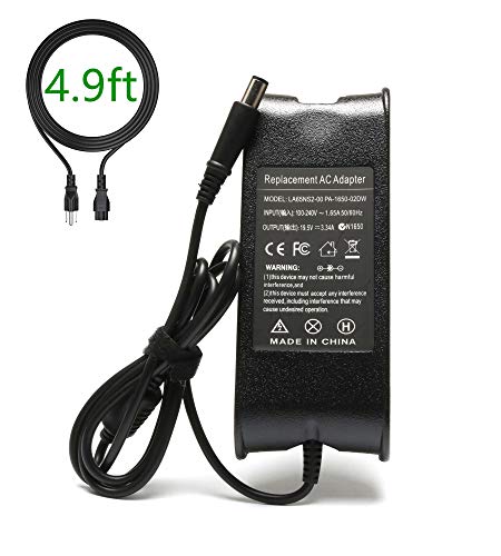 19.5V 3.34A PA 12 Family AC Adapter Replacement for Dell Latitude E5250 E5440