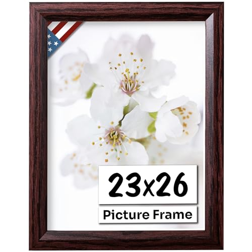 US Art Cherry 23x26 Picture Frame Beveled .84" Inch Wide