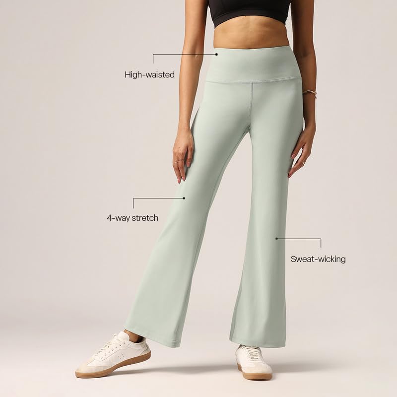 Image of BlissClub Ultimate Flare Pants Lite Tall for Women Above 5'5 ft