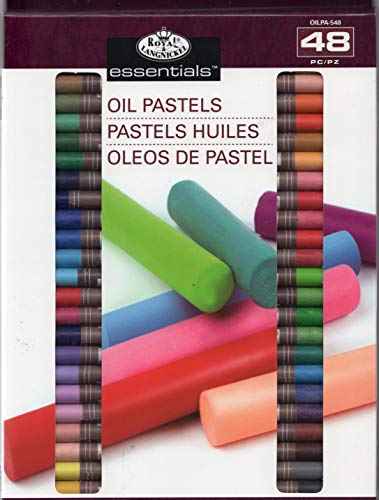 Royal & Langnickel Oil Pastels Standard Size Assorted Colour (Pack of 48), Multicolor
