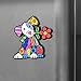 BRITTO Romero Large Decorative Multi-Use Rubber Magnet, Lovely Dog