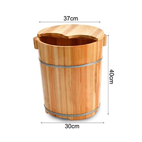 Barril de Madera para Spa de Pies con Tapa miniatura 4