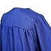 Erligo Unisex Matte Graduation Gown and Cap Set with Tassel for Middle High School Bachelor (Royal Blue, 60)