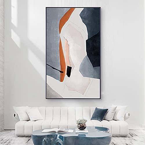 Image pour décoration de la maison de salon format vertical abstrait 55x110