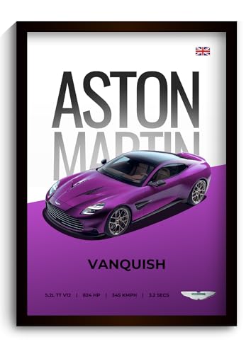 Image of Funk You Store A4 Poster Photo Frames All Cars (Aston Martin Vanquish)
