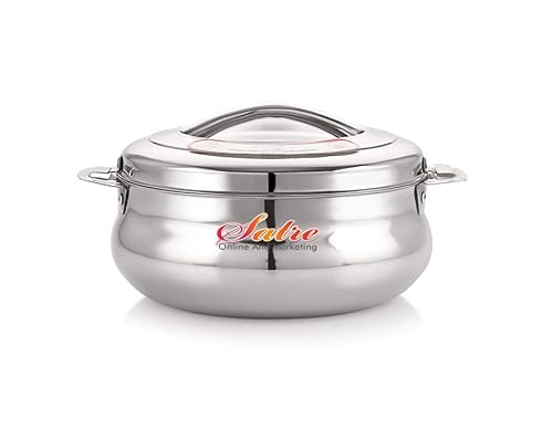 Insulated Stainless Steel Hot Pot Casserole Handi 1500 Ml, Stainless Steel Serving Pot Handi #TOP3