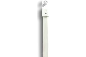 White Vertical Blind Wand with Hook (36&quot;)