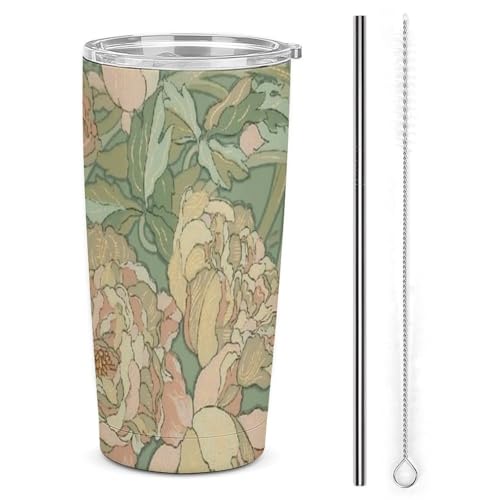 Ԃ̃Jbv William Morris ԕ Xg[&Xg[uVt }OJbv R[q[Jbv 600ml RrjJbv ^u[ XeX ۗ ۉ ԗp Wt ^  e  LN^[ lC v[g