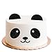 Panda Bear happy Birthday Cake Topper Animal Zoo Themed Kids Boy Girl family Party Decorations Supplies Black Sparkle Decor LIANGSS