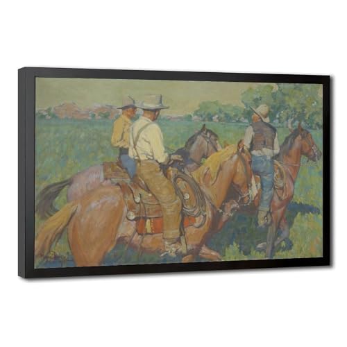 Affiches sur toile Three Cowboys Maynard Dixon pour décoration murale