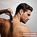 Back Shavers for Men Long Handle, Waterproof Back Shaver with 4 Shock Absorber Flex Heads, Rechargeable Electric Back Razor and Hair Trimmer, Extendable Electric Shaver for Body Grooming, Portable