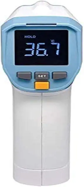 Imagen relacionada con UNI-T- Termómetro infrarrojo, sin contacto, digital, aviso sonoro y pantalla retroiluminada