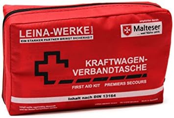 Leina 13164 Trousse de Secours Compacte pour Véhicule sans Velcro...