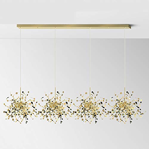 Lustre créatif moderne G9 en acier inoxydable doré argent pour vitrine
