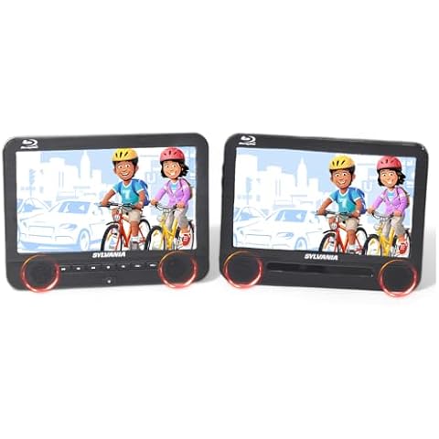 Sylvania 10.1" Dual Screen Portable Blu-ray DVD Media Player Cover