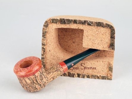 ✨Tom Spanuトム スパヌー ✨ ハンドメイド コルク貼りパイプ 中古品 Amazon.com: Tom Spanu Pipe with Cork Coat Curved with Pipe Stand