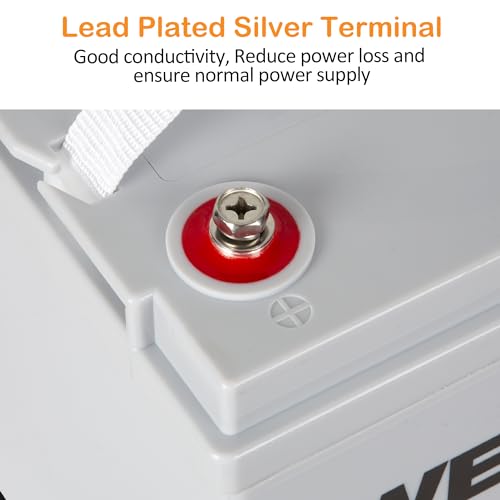 image for Weize New 12 Volt 100Ah AGM Battery Deep Cycle, Maintenance-Free, 3% S