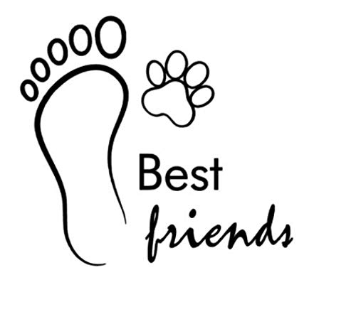 Best Friends Autocollant Silhouette 289 sticker voiture imperméable